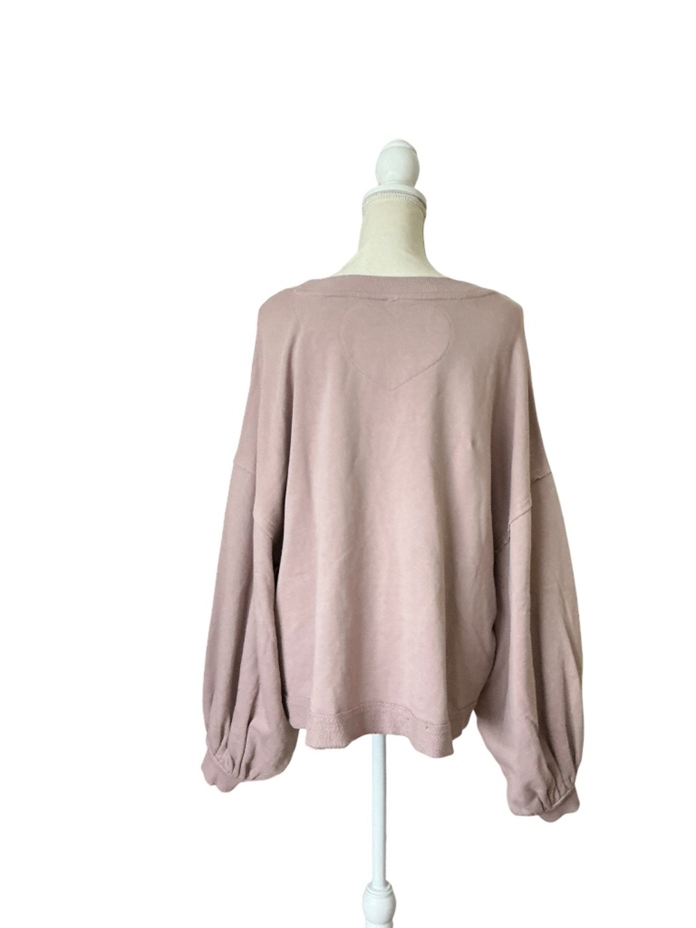 Free People Trish Boxy Oversized Pullover Sweatshirt Size XS - Picture 2 of 11